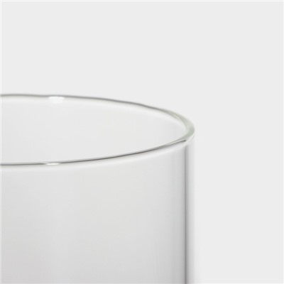 Набор банок стеклянных для сыпучих продуктов на бамбуковой подставке BellaTenero «Эко», 330 мл