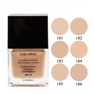 Тональный крем для лица Chanel Sublimine 101