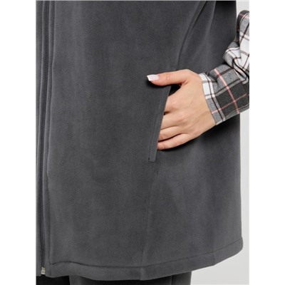 Толстовка (жилетка) Блик-3 (Графитовый)