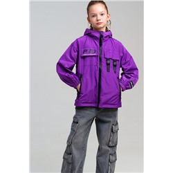 Куртка текстильная с полиуретановым покрытием для девочек (ветровка) PLAYTODAY, 1231509