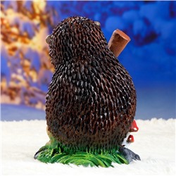 Садовая фигура из полистоуна «Ёж с лопатой», 31×22×22 см
