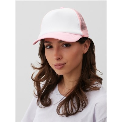 Бейсболка с сеткой MINAKU, светло-розовая, размер 56-58