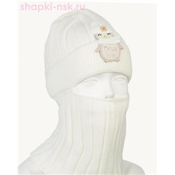 01-11-H Балаклава-шлем для девочки (46-50)