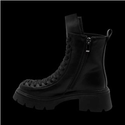 Ботинки из натуральной кожи Р-221-1 черные