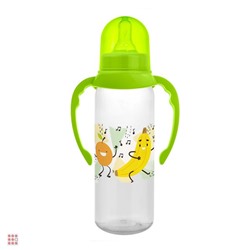 Бутылочка с соской, классика 250 мл, ручки, "Мать и дитя"