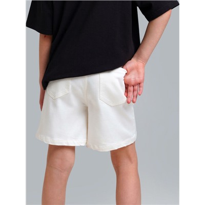 Шорты текстильные джинсовые для девочек