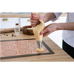 Силиконовый коврик для макаронс армированный «Макарон. Плюс», 42×29,5 см