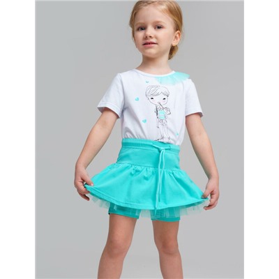 Юбка-шорты трикотажные для девочек