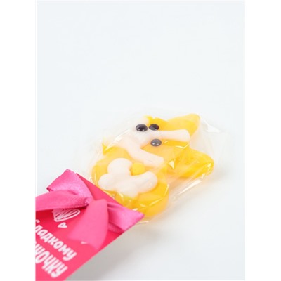 Леденец на палочке «Сладкому пирожочку», со вкусом персика, 25 г