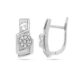 Серьги из серебра куб.циркон., МЦВА359