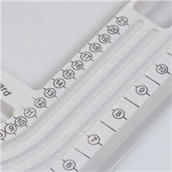 Доска-органайзер для бисероплетения и изготовления изделий из бусин, 32.5×24×1.5 см