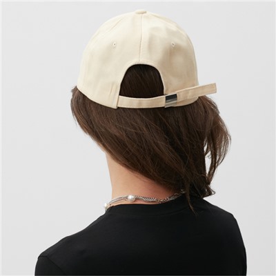 Кепка MINAKU «Heart», бежевая, размер 56-58