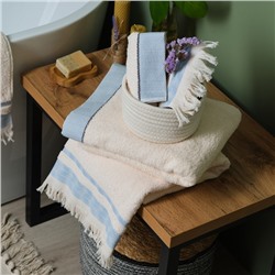 Полотенце махровое Love Life «Бриз» 70×120 см, аквамарин, 100% хл, 500 г/м²