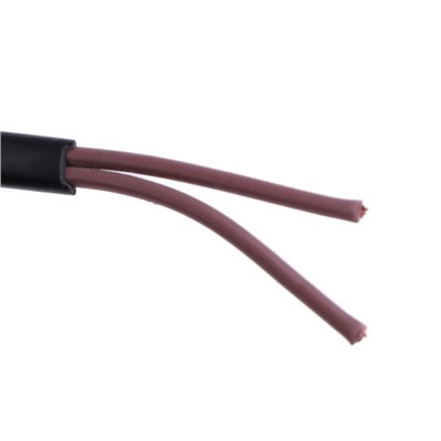 Шнур сетевой с выключателем для бра, 1,5 м, ШВВП 2 х 0.5 мм2, черный