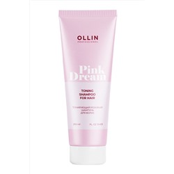 Ollin Тонирующий розовый шампунь для волос / Pink Dream, 250 мл KRISTALLER, 1111389