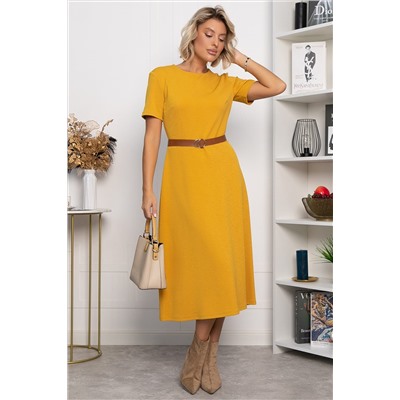 Платье трикотажное Парижанка (желтое) П14334-10М