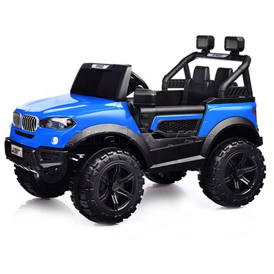 Электромобиль "Профи" на аккумуляторе, с р/у управлением, в коробке (синий)