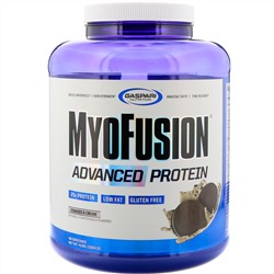 Gaspari Nutrition, MyoFusion Advanced, протеин, печенье и сливки, 1814 г (4 фунта)