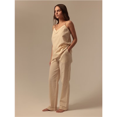 Брюки домашние женские SL HOME Linen, размер 40-42