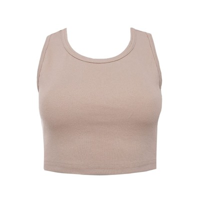 Топ женский MINAKU: Basic line, бежевый, размер 46
