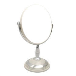 Rama Rose Зеркало косметическое настольное двустороннее K-441, 18 см 15420