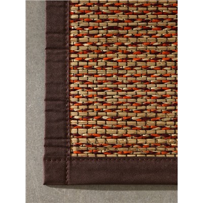 Коврик плетёный из сиграса, 80×50×0.7 см