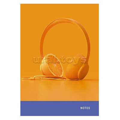 Книги для записей А5 "My music" (145х210), 100л. 7БЦ, глянцевая ламинация