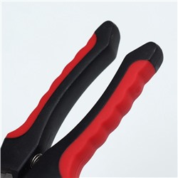 Когтерез боковой малый, 12×4×1 см, с нескользящими ручками, эконом, цвет МИКС