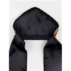 Кокошник карнавальный «Русские узоры», черный