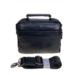 Сумка мужская из натуральной кожи, цвет черный