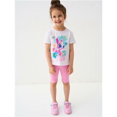 Фуфайка трикотажная для девочек (футболка)