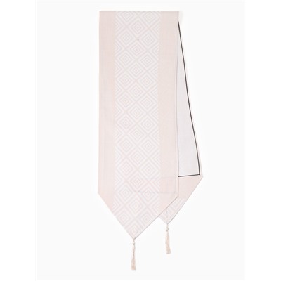 Дорожка на стол «Этель. Геометрия», 35×180 см, 200 г/м², бежевая