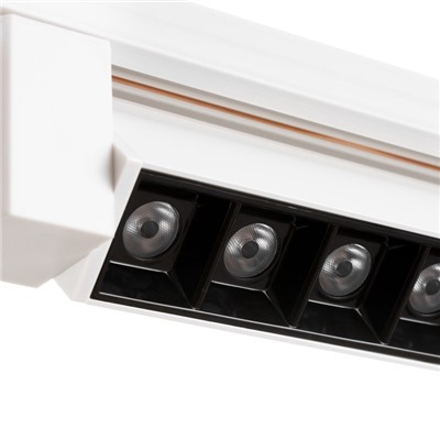 Светильник трековый BayerLux Simple «Линза» LED, 30 Вт, 47×3.5×4.5 см, белый