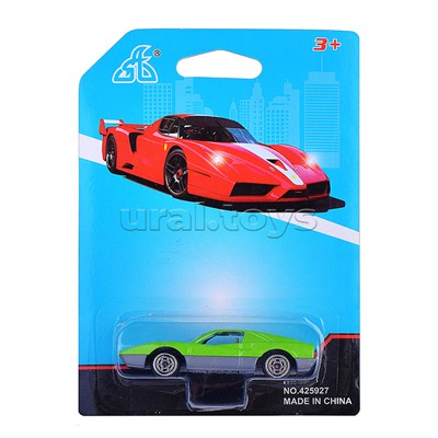 Набор машин "Гоночный заезд" на листе