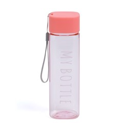 Бутылка для воды My bottle, 450 мл, 20×5.5 см, розовая