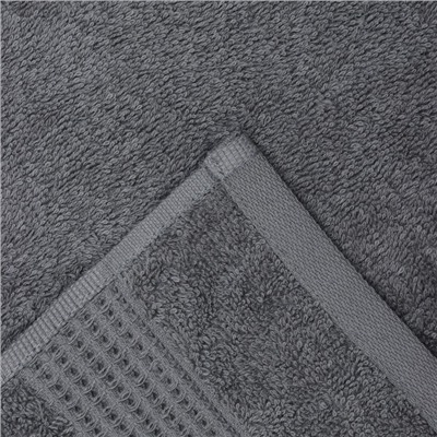 Полотенце махровое Love Life «Пассат», 50×90 см, хлопок 100%, тёмно-серое