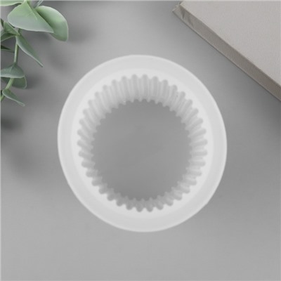 Молд силиконовый «Цилиндр, Полоски тонкие» 6.5×6.5×8.7 см