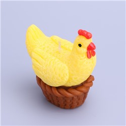 Свеча декоративная «Курочка в корзинке»