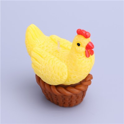 Свеча декоративная «Курочка в корзинке»