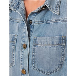 Платье из тонкого денима