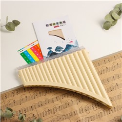 Пан-флейта Music Life 18 трубок, белая, 26×25 см