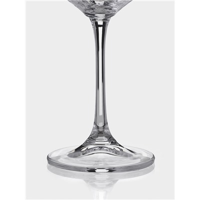 Бокалы для белого вина CRYSTAL BOHEMIA CREX OPTIC, 480 мл, набор 2 шт., стекло, прозрачные