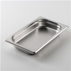 Гастроёмкость GN 1/4 Hanna Knövell. 40 мм, 26.4×16×4 см, толщина 0.6 мм, нержавеющая сталь