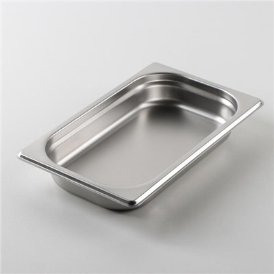Гастроёмкость GN 1/4 Hanna Knövell. 40 мм, 26.4×16×4 см, толщина 0.6 мм, нержавеющая сталь