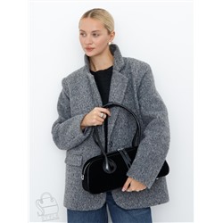 Сумка женская кожаная 91161MSS black Velina Fabbiano-Safenta