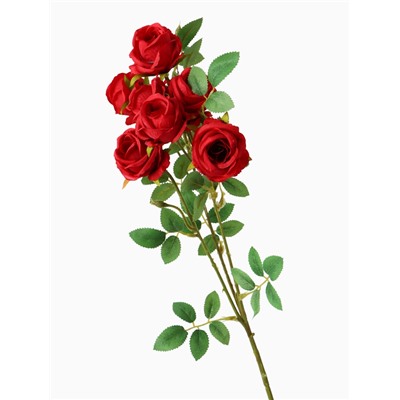 Цветы искусственные «Роза Септима», 5×65 см, красные
