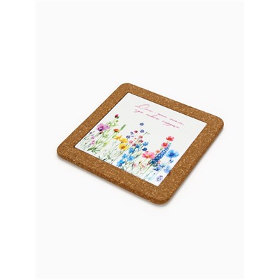 Подставка под горячее керамическая «Дом», 19.5 см