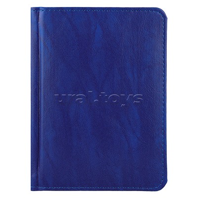 Ежедневник А6, 128л. недатир. "EVERYDAY CHRONICLES - BLUE" кожзам (синий)