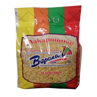 Макароны Верола Ракушки гр. В в/с, 3 кг