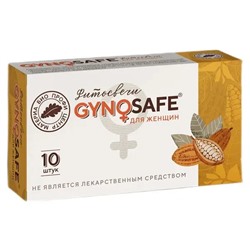 Фитосвечи GynoSafe (Гиносейф) для женщин блистер 10 шт.